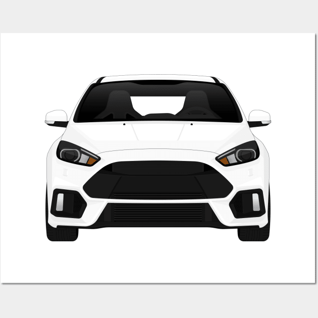 Focus RS White Wall Art by VENZ0LIC